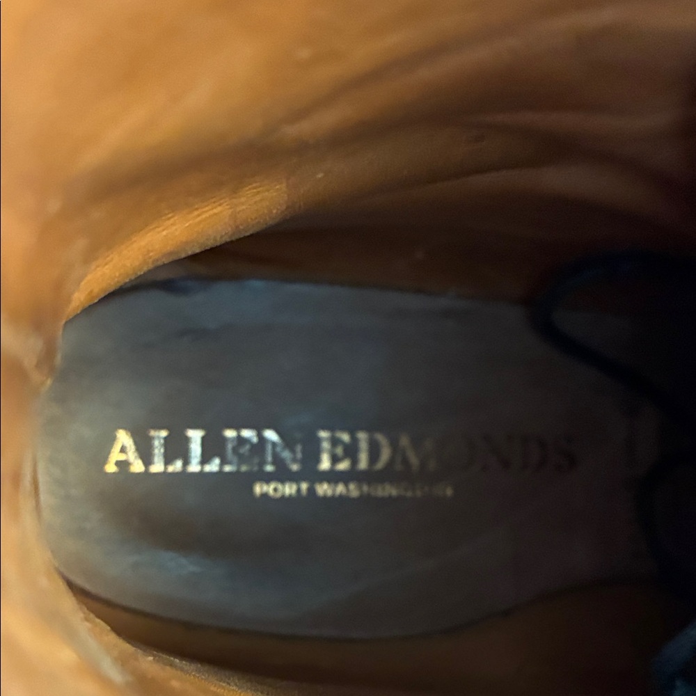Allen Edmonds Black Leather Men's Boots - Picture 9 of 9